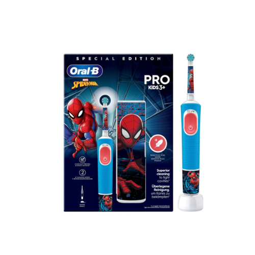 Cepillo Dental Eléctrico Infantil Oral-B Vitality Pro Kids Spiderman Edícion Limitada - Anantta