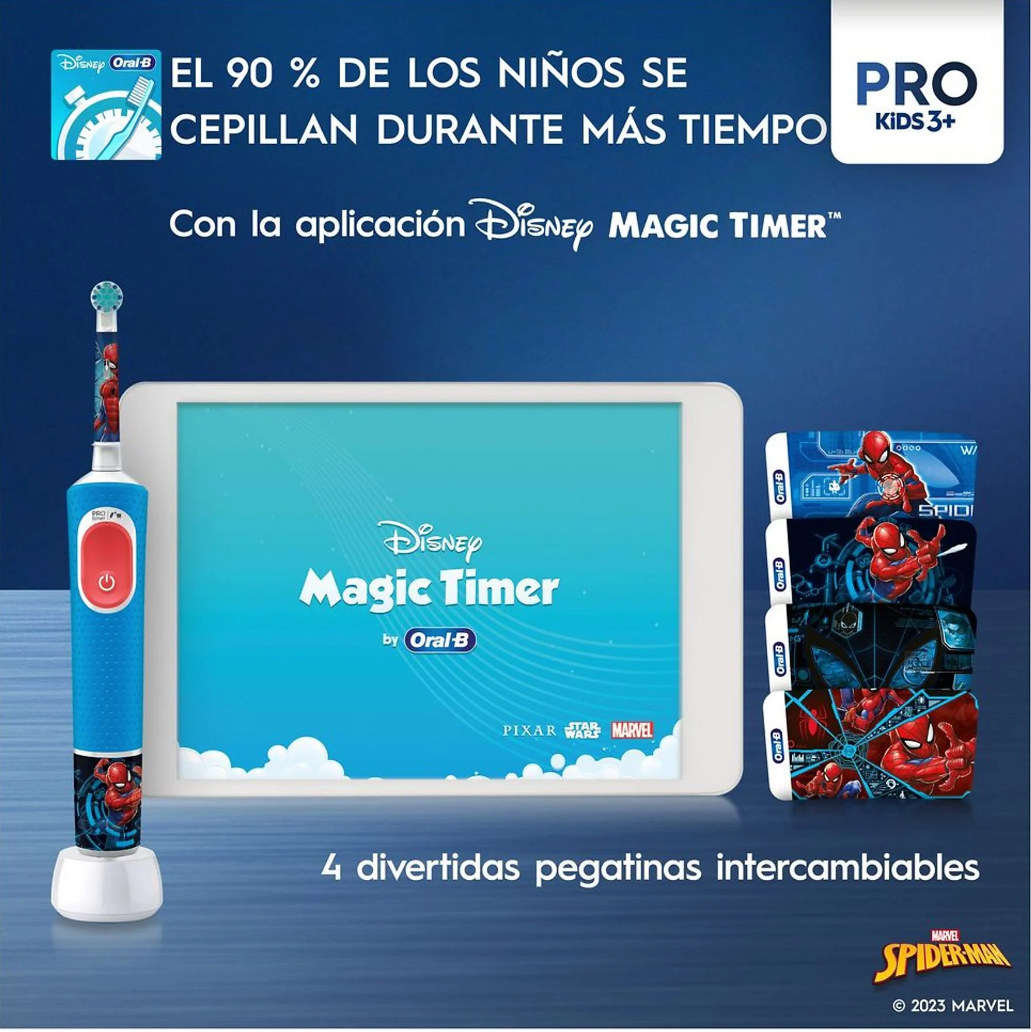 Cepillo Dental Eléctrico Oral-B Infantil Spiderman - Anantta