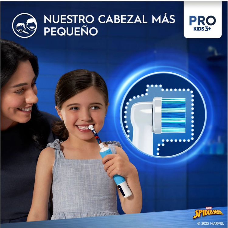 Cepillo Dental Eléctrico Infantil Oral-B Vitality Pro Kids Spiderman Edícion Limitada - Anantta