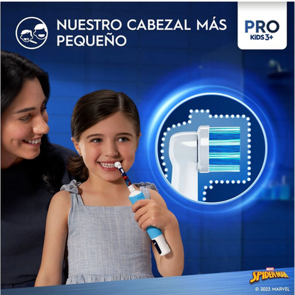 Cepillo Dental Eléctrico Infantil Oral-B Vitality Pro Kids Spiderman Edícion Limitada - Anantta
