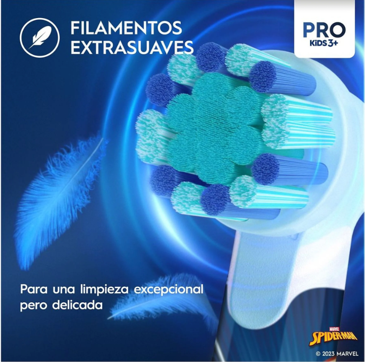 Cepillo Dental Eléctrico Infantil Oral-B Vitality Pro Kids Spiderman Edícion Limitada - Anantta