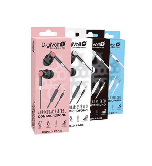 Auriculares DigiVolt ER-136 - Anantta