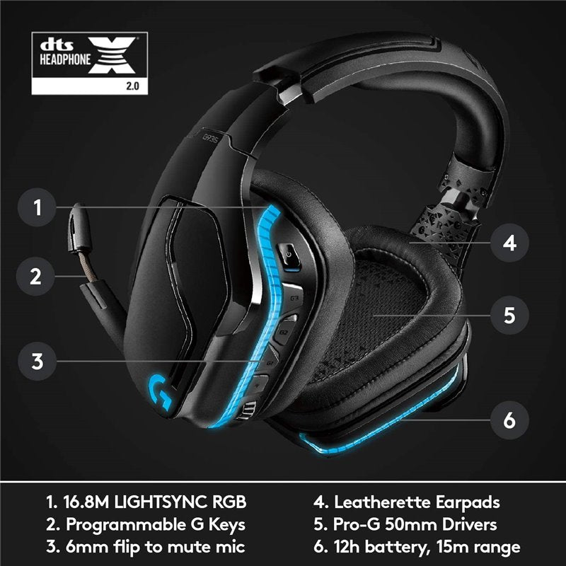 Auriculares Inalámbricos Logitech G935 Gaming - Anantta