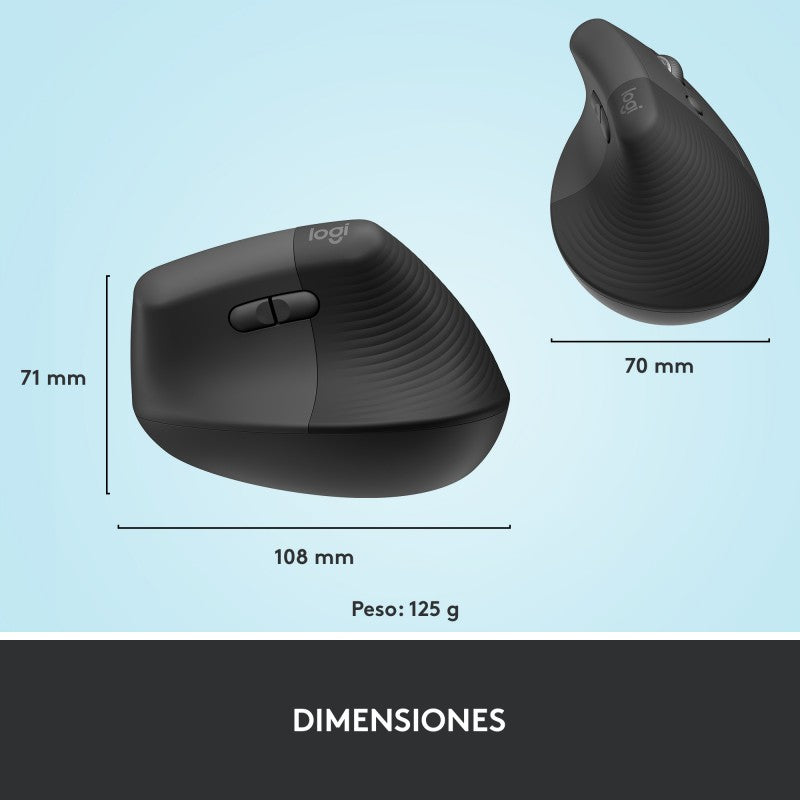 Ratón Inalámbrico Logitech Lift - Anantta