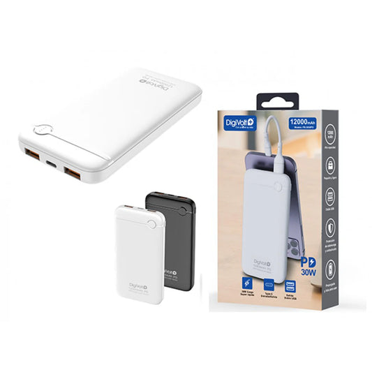 Bateria Externa DigiVolt PB-3050PD Blanca - Anantta